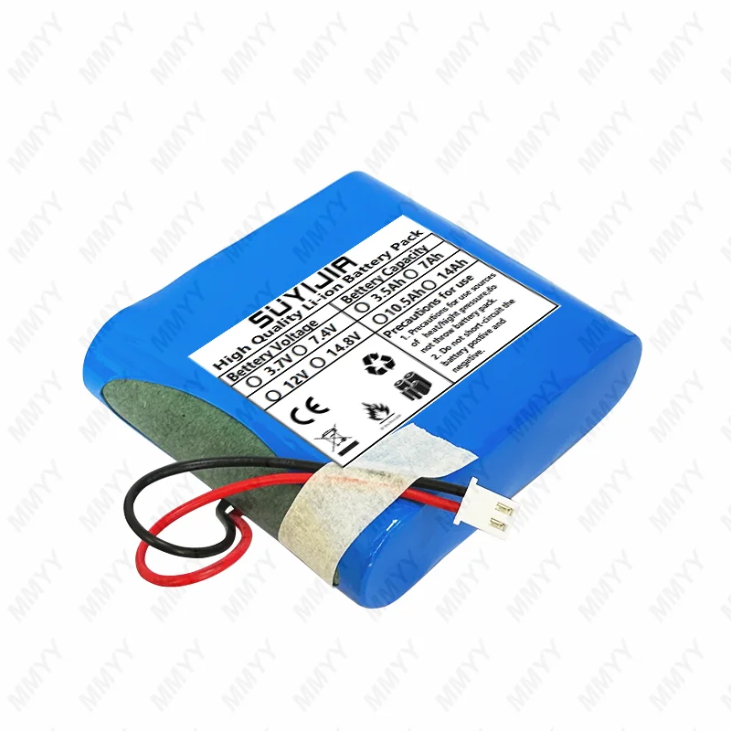 2S 7.4V 7000mAh Lithium Battery Pack 2S2P 18650 Fishing LED Light Bluetooth Speaker 8.4V Emergency DIY batteries with PCB