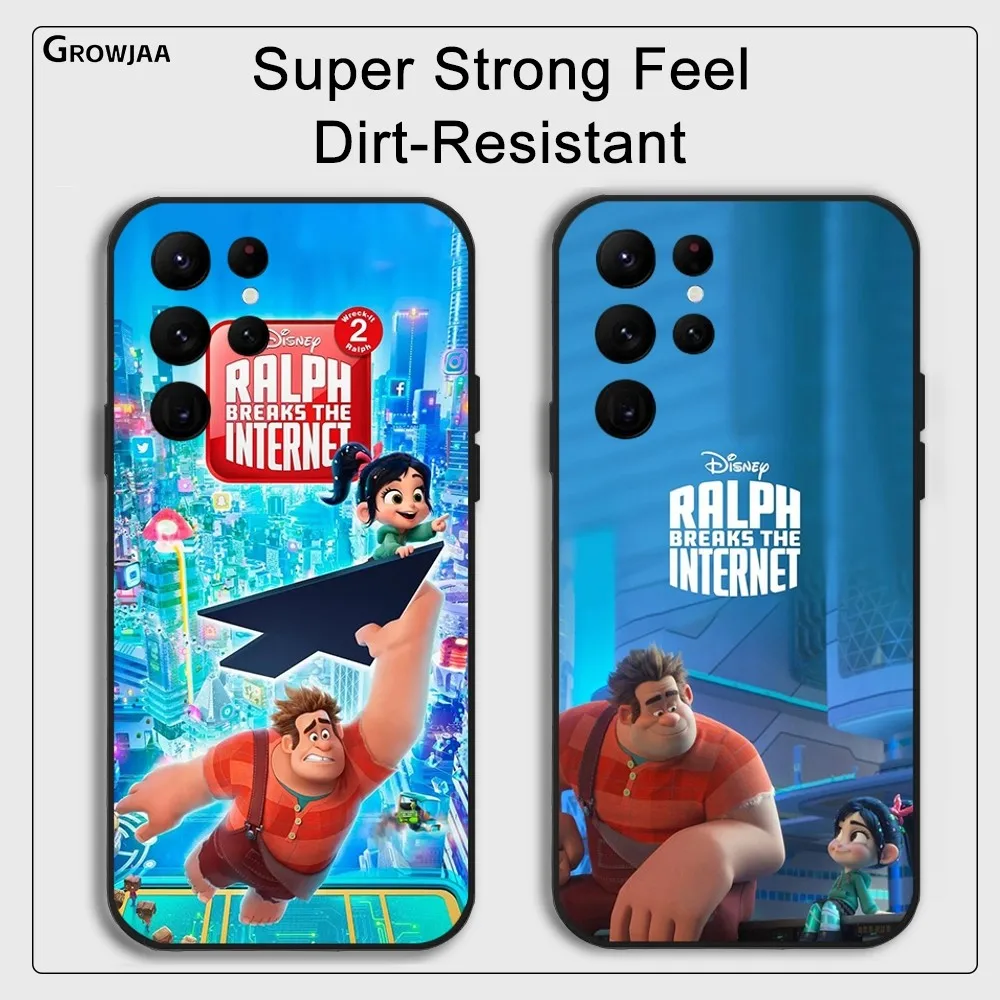 Disney Wreck-It Ralph Phone Case for Samsung Galaxy S24 Ultra S22 S23 Ultra S21 S20 Protective Silicone Funda