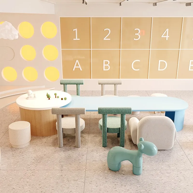 Muebles para niños, Mesa, escritorio, habitación, aula, suministros escolares, conjunto, silla para niños, Mesa Infantil primaria para niños, mesas