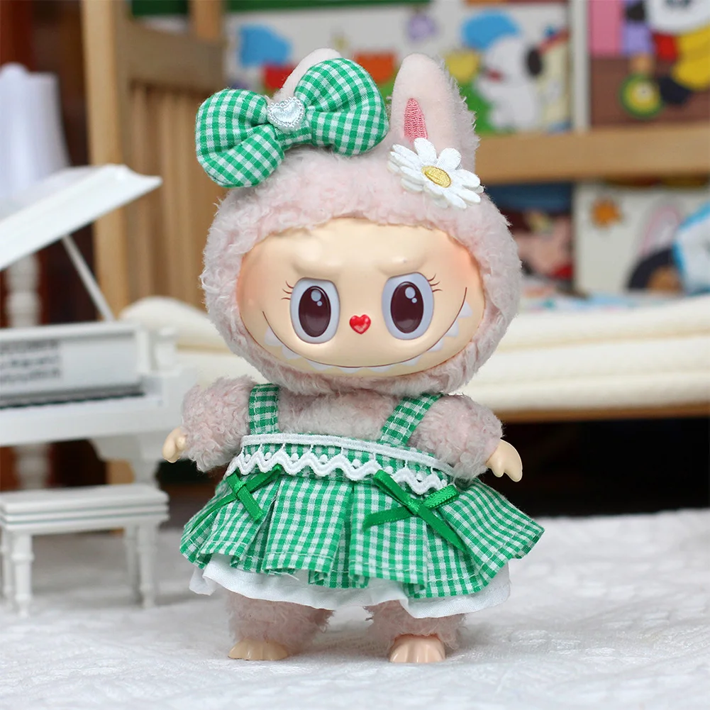 Adorable Labubu Multiple Style-Stylish & Comfortable Labubu-Skirt Suit Doll Clothes Outfit Accessories