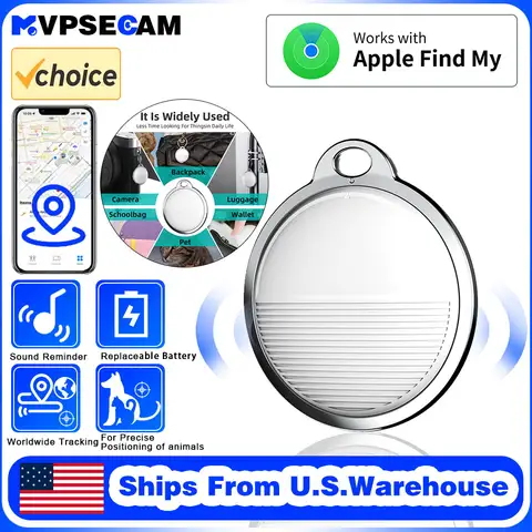Mini GPS Tracker For Apple iOS System Find My APP air tag Child Finder Pet bike Bag Loss Tracker Smart Bluetooth airtag