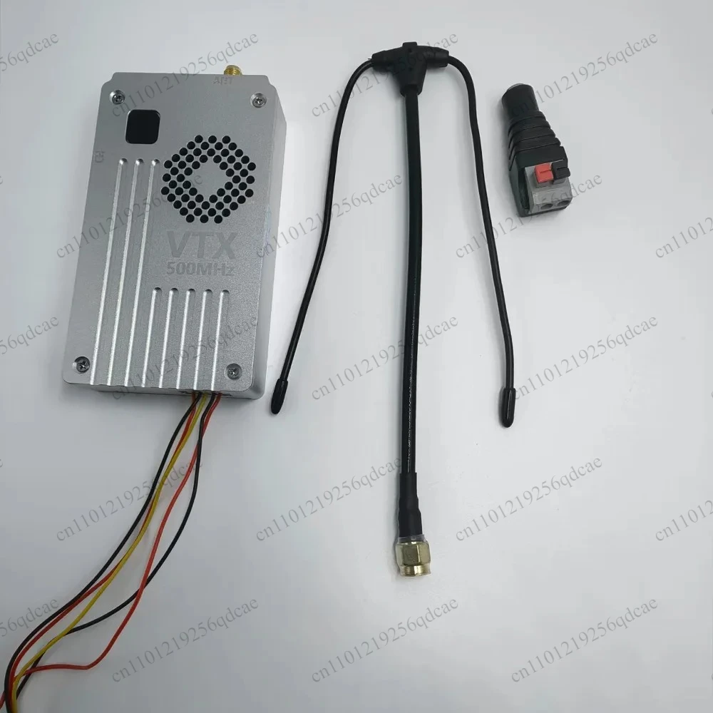 500Mhz 5W FPV VTX 40~50km Super Long Range Video Transmitter Receiver 8 Channels