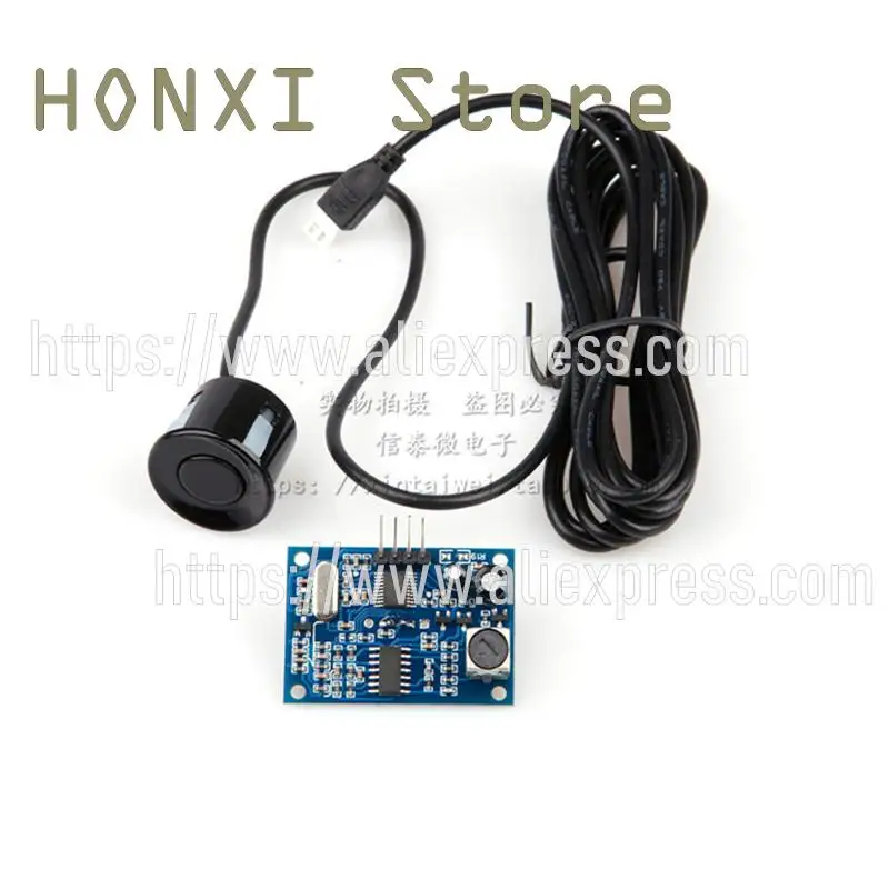 1PCS AJ-SR04M transceiver integrated reversing radar ranging module K02 waterproof type ultrasonic sensors