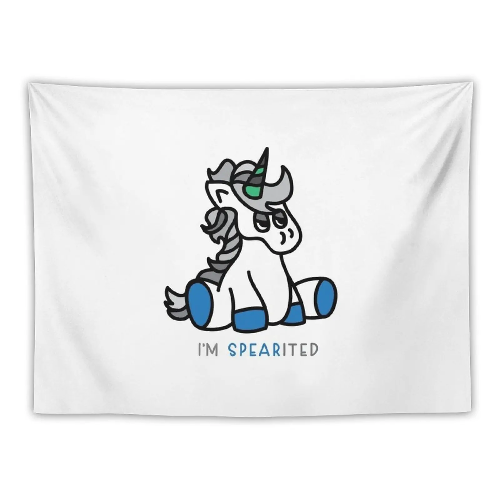 

I am SPEARITED Alternative Goth Sad Unicorn Tapestry Home And Comfort Decor Home Decor Decoration For Home