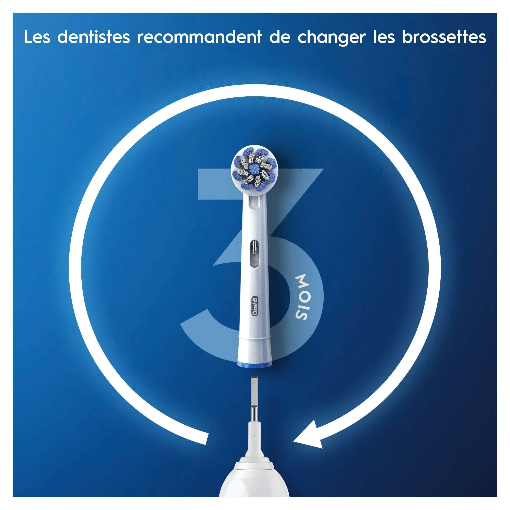 Oral B-cabezales de cepillo de dientes eléctrico EB60, cabezales sensibles de cerdas Ultra suaves, cuidado de las encías, reemplazo de limpieza