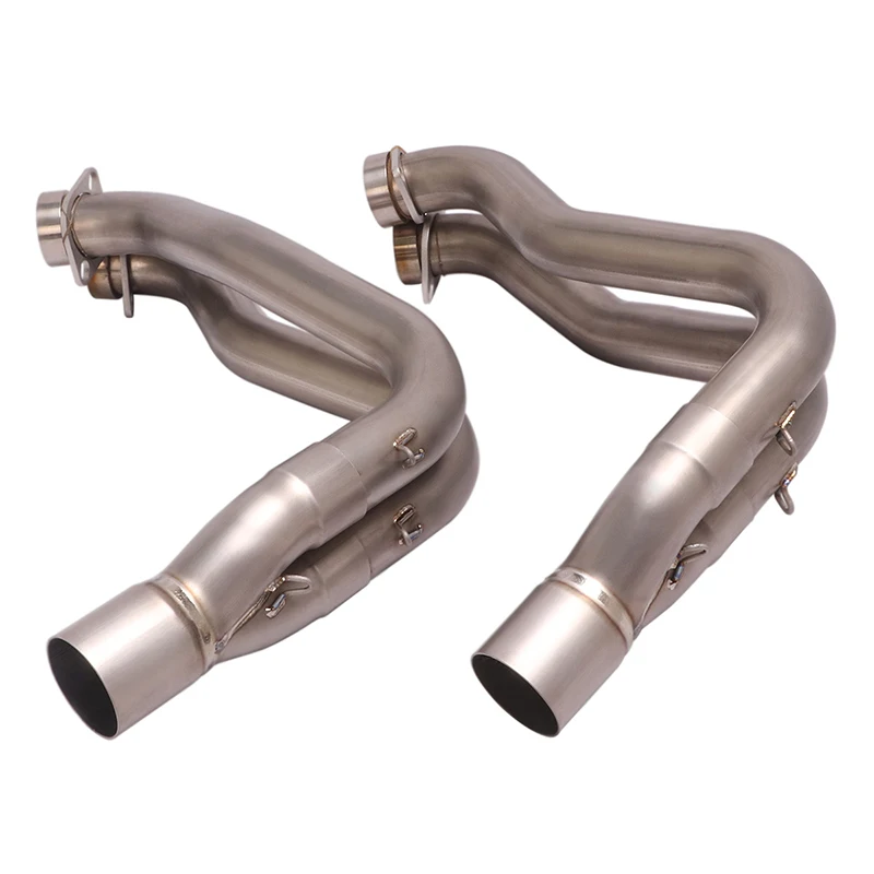 Slip On For Yamaha MT10 YZF-R1 R1M 2015 - 2021 Motorcycle Exhaust Titanium Alloy Systems Modifed Escape Front Link Pipe Muffler