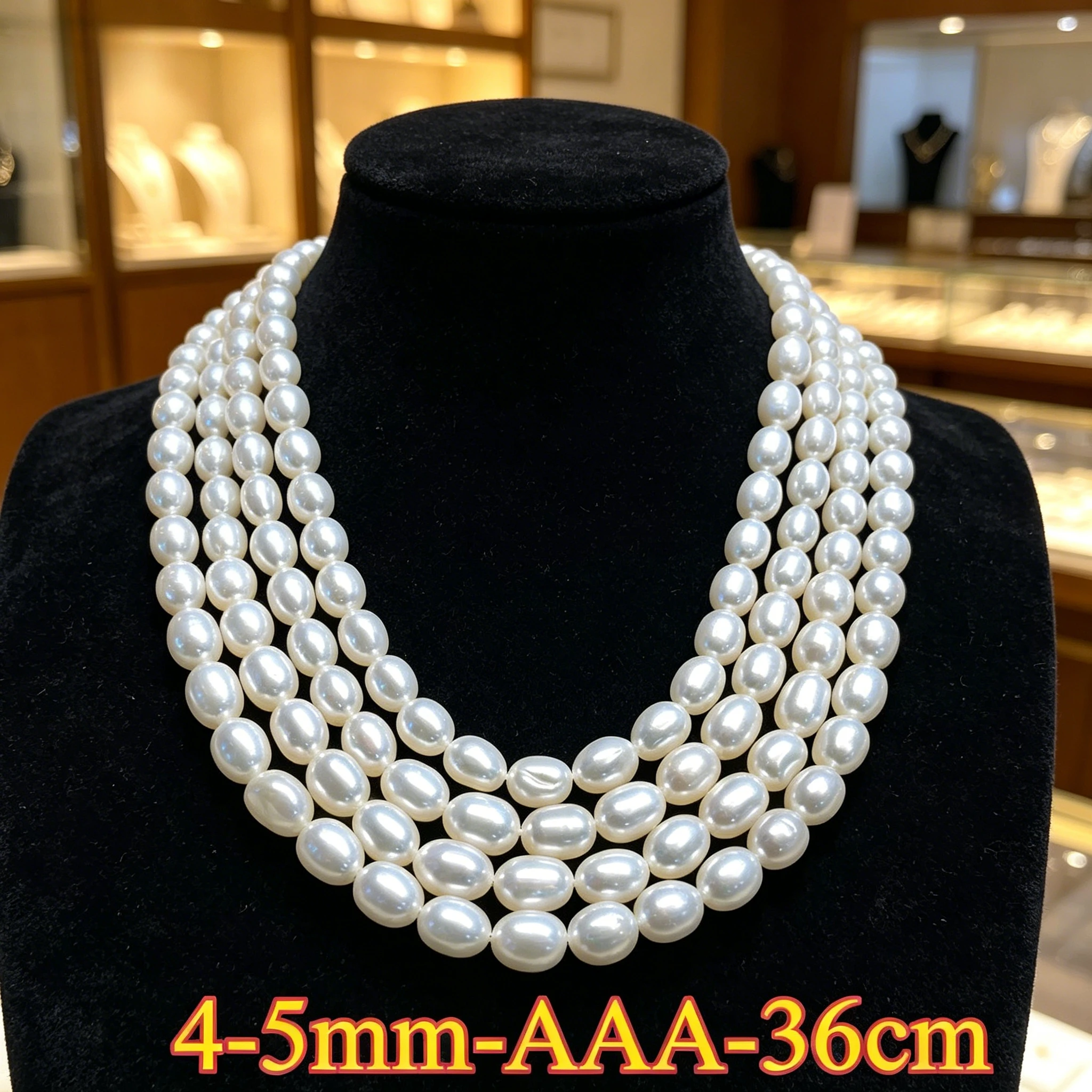

4-5mm Factory Wholesale Natural Freshwater Pearl Rice Isolated Loose Beads Jewelry Making DIY Necklace Bracelet Women Gift