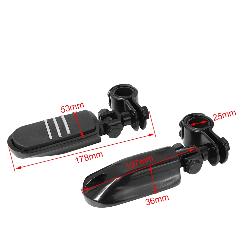 1 1/4 "32mm Motorfiets Voetsteun Snelweg Engine Guard Voetsteunen Mount Voetsteun Voor Harley Touring Honda kawasaki Suzuki Yamaha