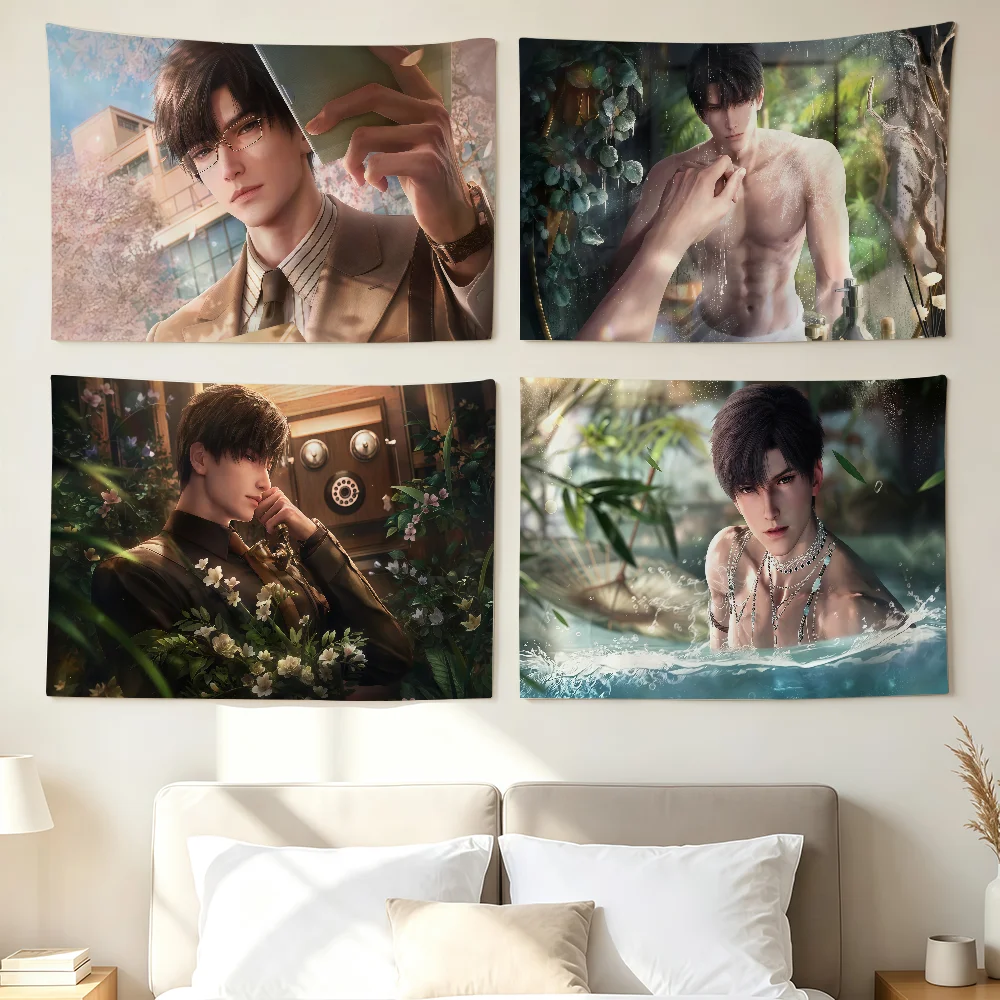 Game Love And Deepspace Zayne Flag Wall Decorations Home Decor Suitable For Living Rooms Bedrooms Dormitories Parties  Holidays