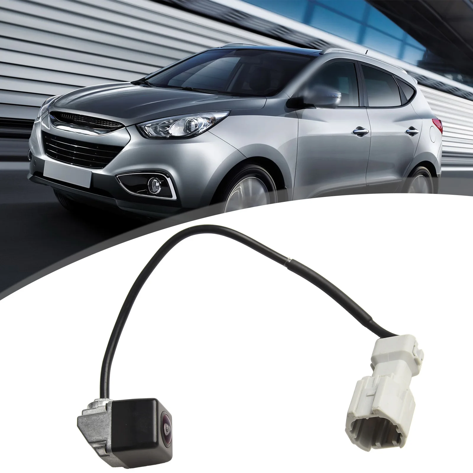 For Parking Assistance Park Assist Camera ABS Plastic Brand New DC 12V High Quality Stable Performance Tested Before Shipment