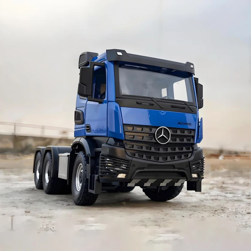 1:24 Mercedes Benz Actros Tractor Atania Semi Trailer Truck Alloy Metal Diecast Car Model Classic Sentiments Hobby Collectibles