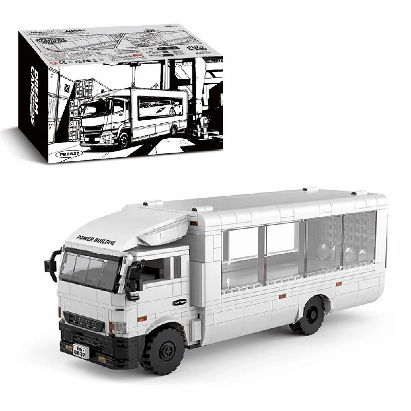 

MMC Closed Trailer Car Building Blocks Sets Transport Vehicle Assembly Brick Model Kit Boys Toy Adults Kid DIY Gift 830PCS