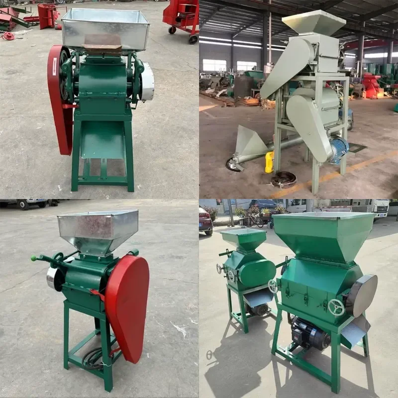 Multifunctional Grain Squeezer for Corn Soybean Farm Whole Grain Processing Equipment
