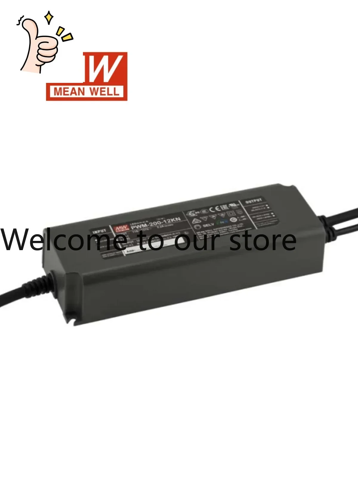 2025 Taiwan Mingwei KNX Communication Control PWM-200-12KN/24KN Cinema LED Dimming Driver 200W Lighting