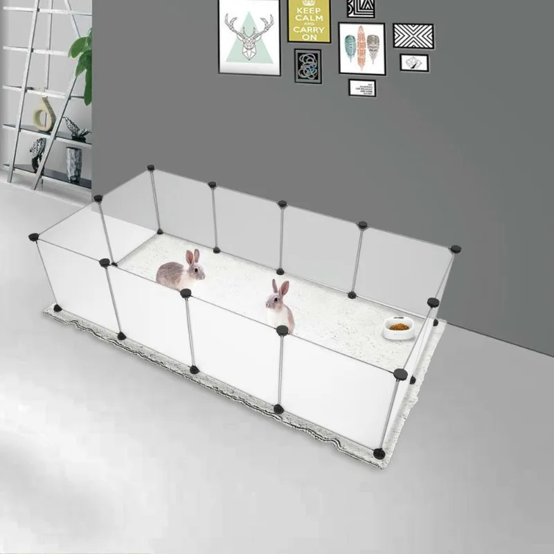 

Portable Metal Small Dog Playpen Crate Fence Pet Puppy Play Pen Exercise Cage