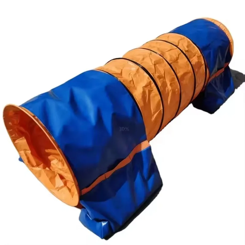 

Waterproof dog agility tunnel 24 inch dog agility tunnel sandbag agility training game anti-skid dog tunnel