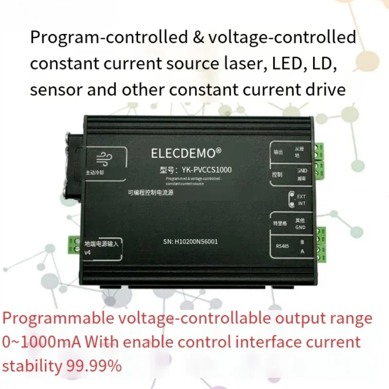 Current Source Voltage Controlled 0-1A High Precision LED Driver Laser Driver Constant Current Driver Module