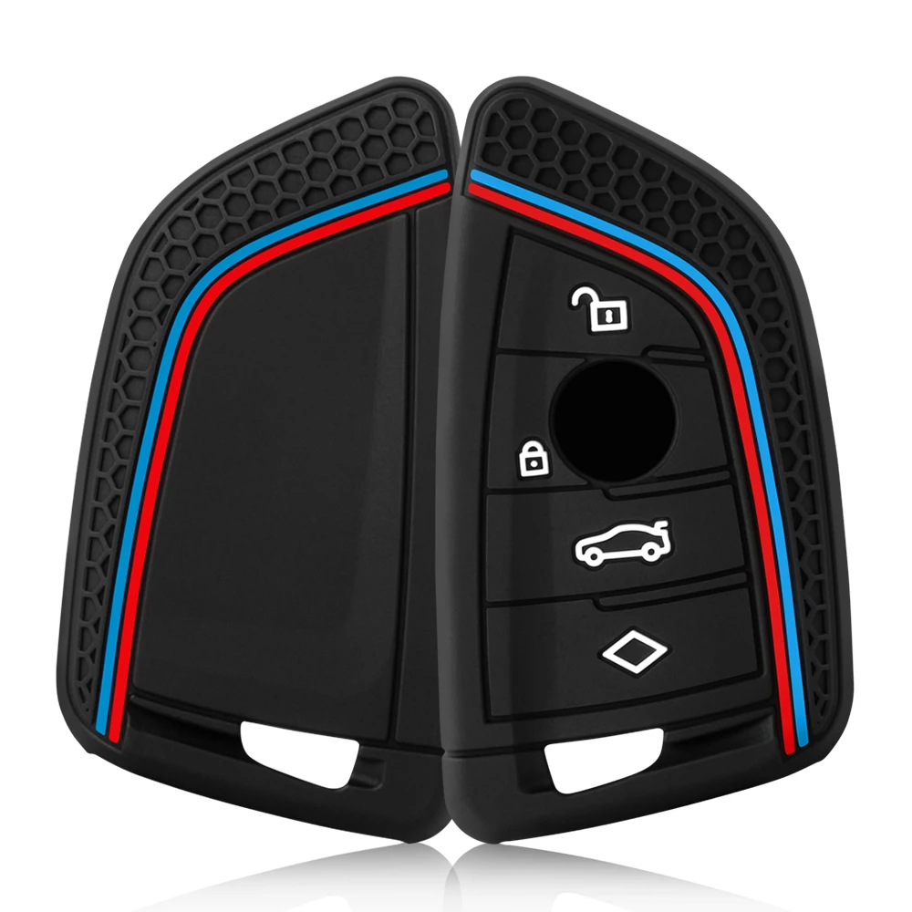 Silikon Fernbedienung Abdeckung Schlüssel Fall Schutz für BMW G30 G05 X5 F15 X6 F16 7 Serie G11 X1 F48 F39 X4 X3 F40 2021 Keyless Shell Fob