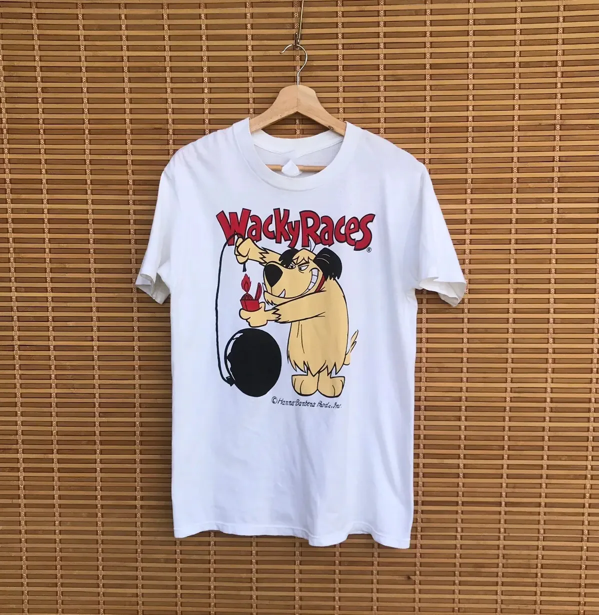 MUTTLEY WACKY RACES White T Shirt For All Size S 4XL UR099