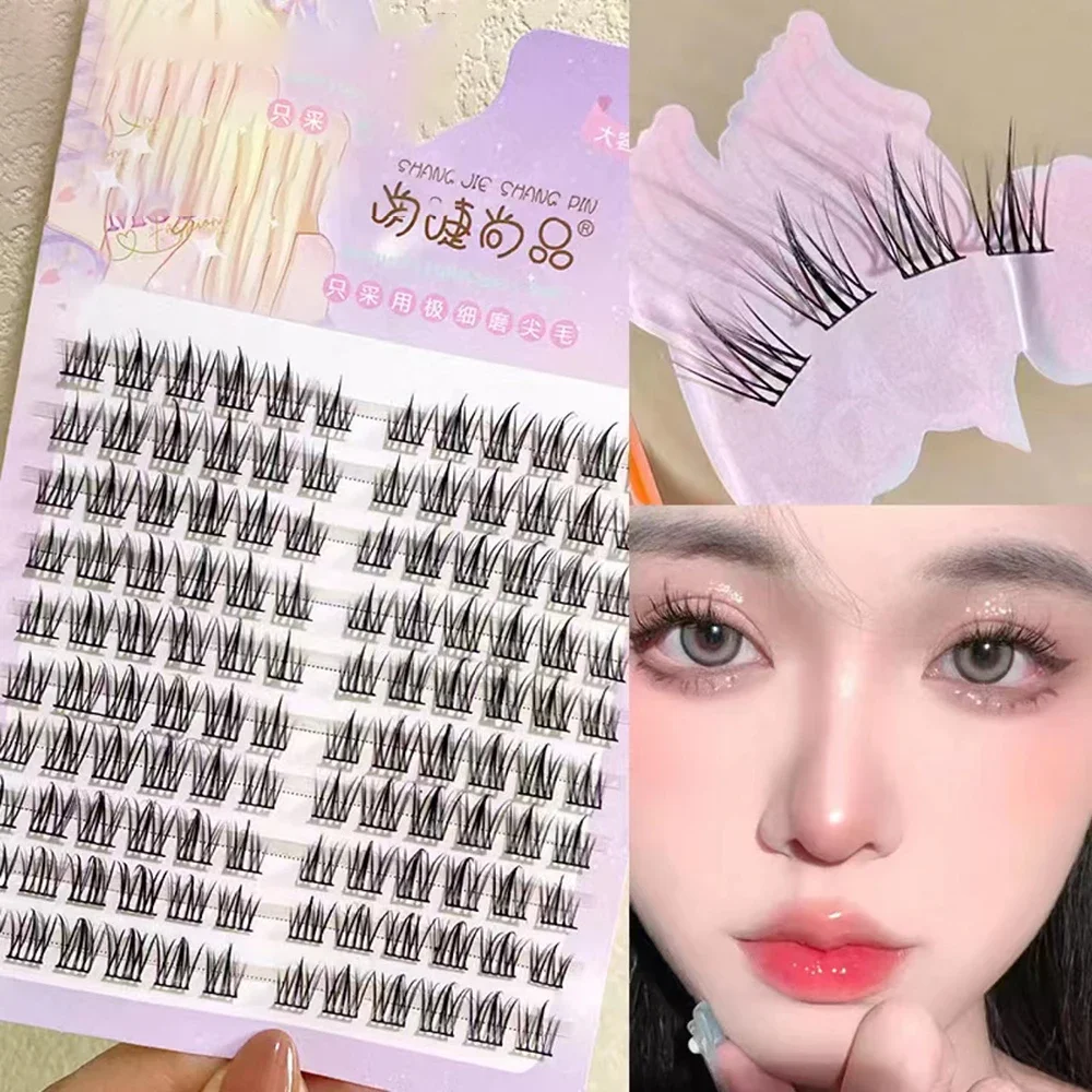 

Natural Eyelash Clusters DIY Manga Lashes Transparent Terrier Strands Eyelash Soft False Eyelashes Eyelashes Daily Makeup