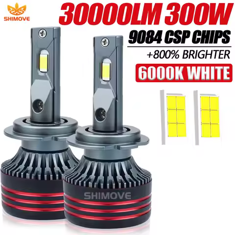 H7 H4 H11 LED Headlights 9003 HB2 H8 H9 9005 HB3 9006 HB4 Canbus Automobile Lamp 6000K White Led Lights for Car Super Bright