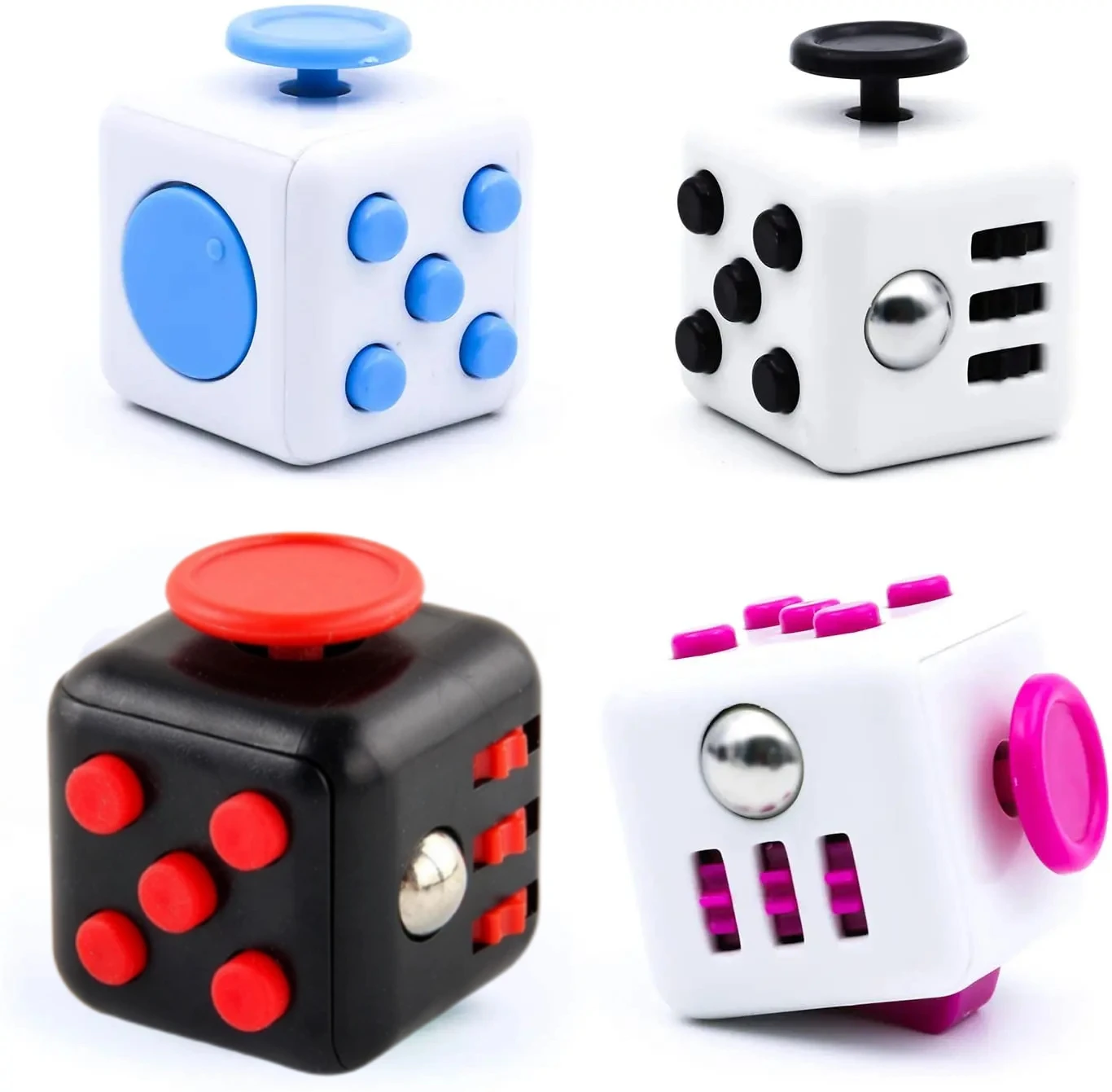 Solid Color Fidget Decompression Dice for Release Stress Autism Anxiety Relieve Adult Kids Stress Relief Anti-Stress Fingertip