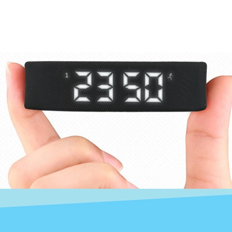 T5 الرياضة سوار ذكي متعدد الوظائف للماء طالب سوار الرجال والنساء LED سوار إلكتروني #4