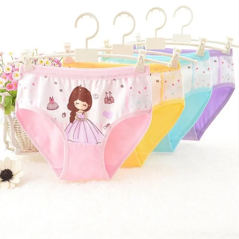 

6Pcs/Lot Girls Briefs Kids Cotton Underwear Panties Baby Suit 2-10years