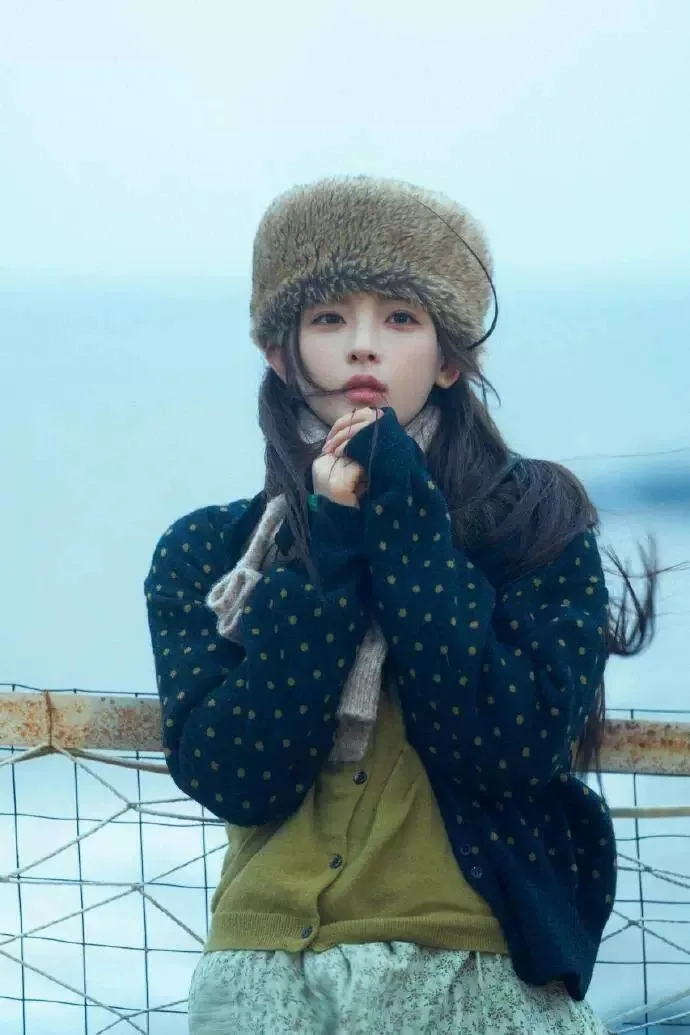 

Вязаный открытый кардиган в горошек в стиле ретро, женский полушерстяной длинный све, круглый пуловер Ne, весна-осень, новый Sle для поездок на работу...