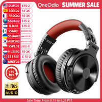 Oneodio 110h Wireless Bluetooth 5.2 Headset + Wired Gaming Headphones 2 in 1 With Microphone For PC PS4 Skype Type C Headphones