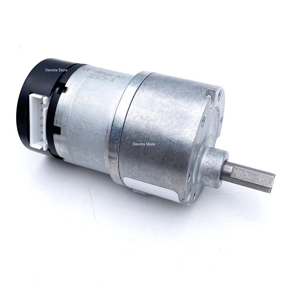 Photoelectric Speed Measuring 7W DC Gear motor 7-13V 1:10/30 12V Photoelectric Encoder High precision Optical code disk 500PPR