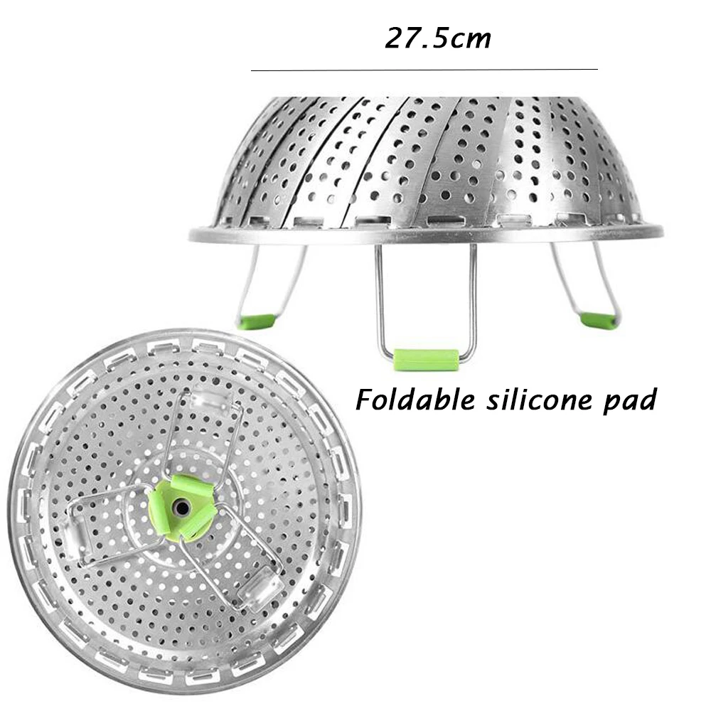 Folding Steamer Basket, Pan Steamer, Poacher Cooker, Steaming Tray