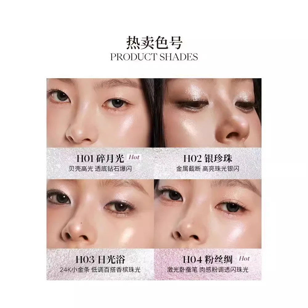 JOOCYEE Highlighter Makeup, Highlighter Makeup Stick for Face and Body, Radiant & Shimmer Glow, Buildable Color for All Day
