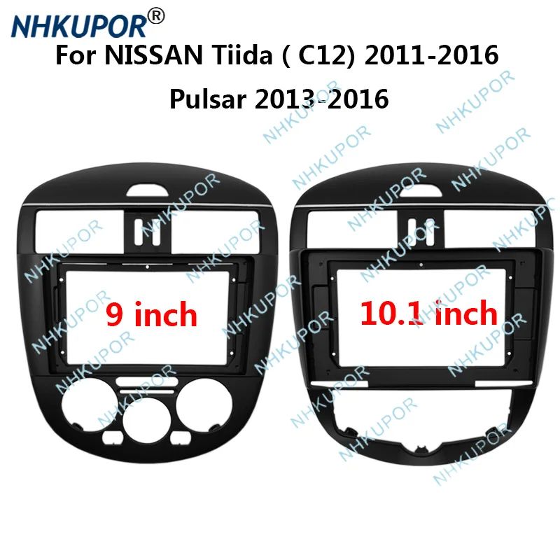 Car Radio Head Unit Fascia For NISSAN Tiida(C12) Pulsar Auto Stereo Install Surround Dash Panel Trim Bezel