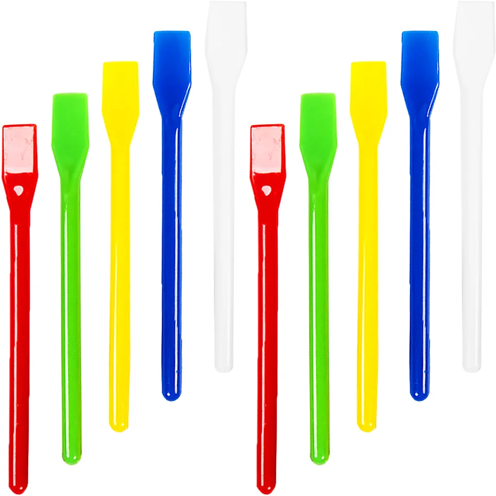 20 Pcs Blender Pigment Palette Stick Paint Stir Sticks Mixing Plastic Scraper for