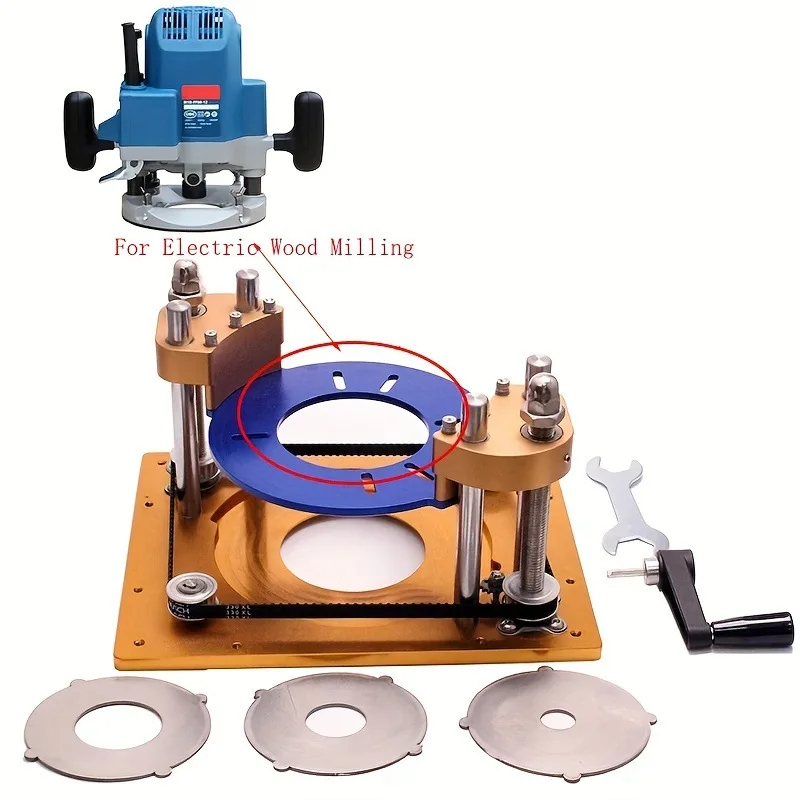 Router Lift Router Table Insert Plate for Engraving Machine Electric Wood Milling Trimming Machine DIY Woodworking Work Bench