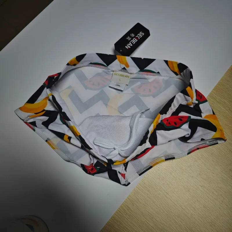 2026 Fashion seaside beach fruit print fashion men's swimming trunks 00803