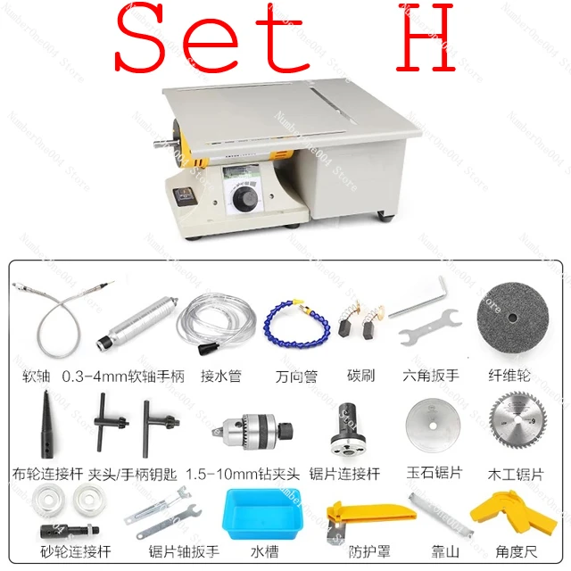 For Mini 850W Multifunction  Table Saw Stone Polisher Jade Engraving Machine Grinding machine Table Saws