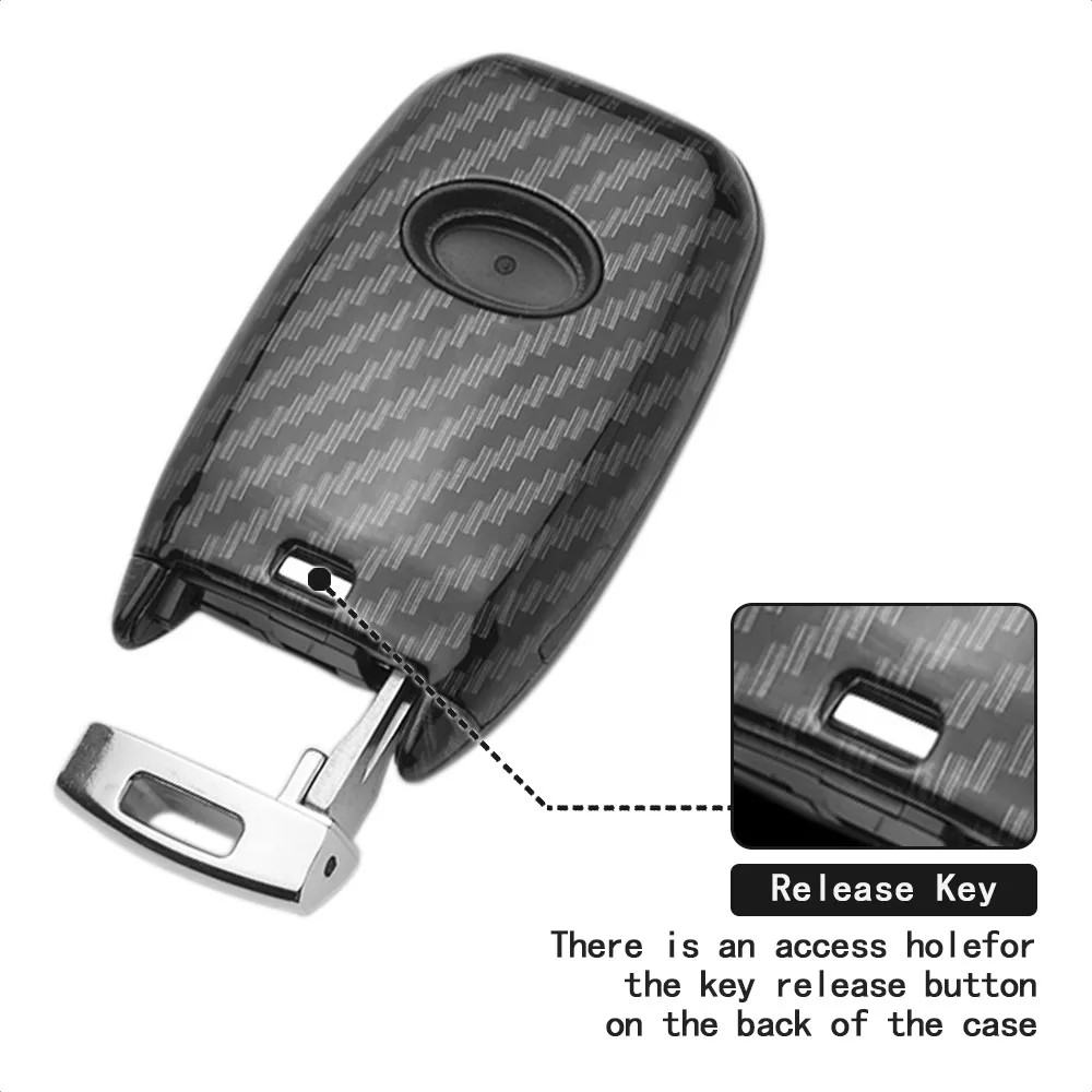 ABS Carbon Fiber Patter Car Key Cover For Kia Sportage Cerato Optima K2 K3 K4 K5 Rio Picanto K2 Soul Sorento Ski Sedona