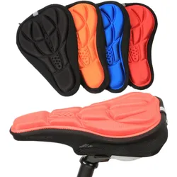 Mountain Bike Riding Thickened Silicone Seat Cover Bicycle Cushion Cover Silicone Seat Cover Soft Outdoor Accessories Saddles