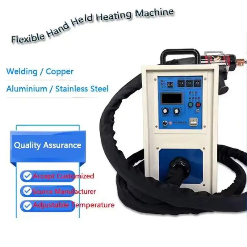 New Portable Induction Melting Furnace Handheld Brazing Welding Machine Metal Casting Tool