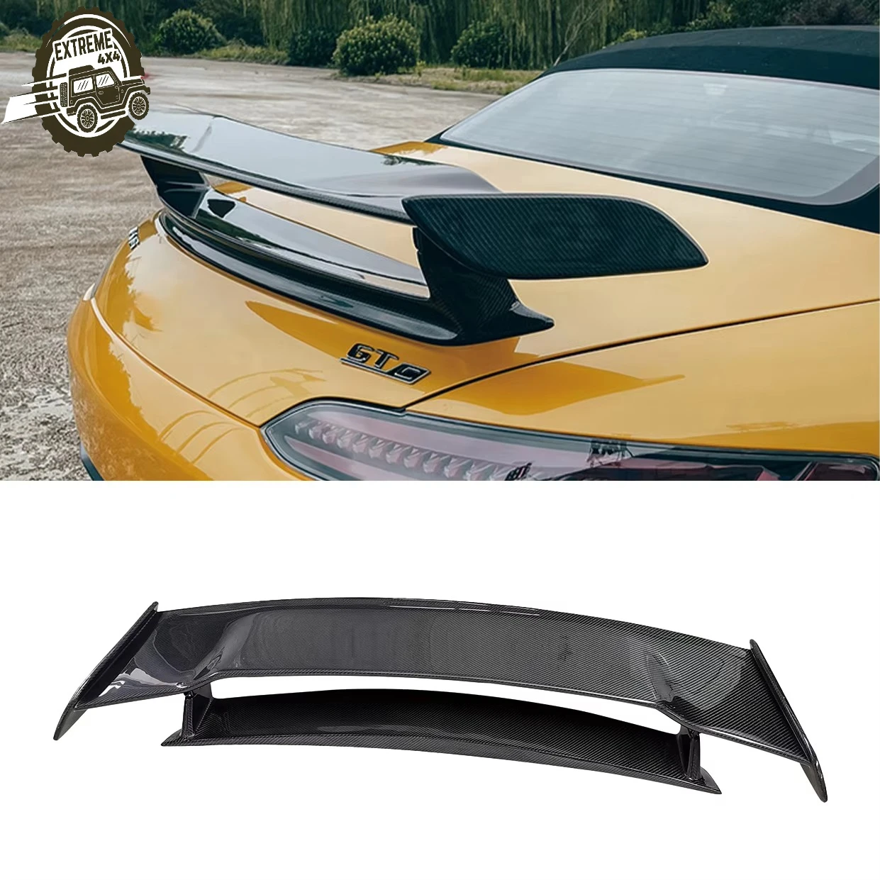 

High Quality Carbon Fiber Rear Spoiler for Mercedes Benz AMG GT GTC Rear Trunk Wing Exterior Body Kit