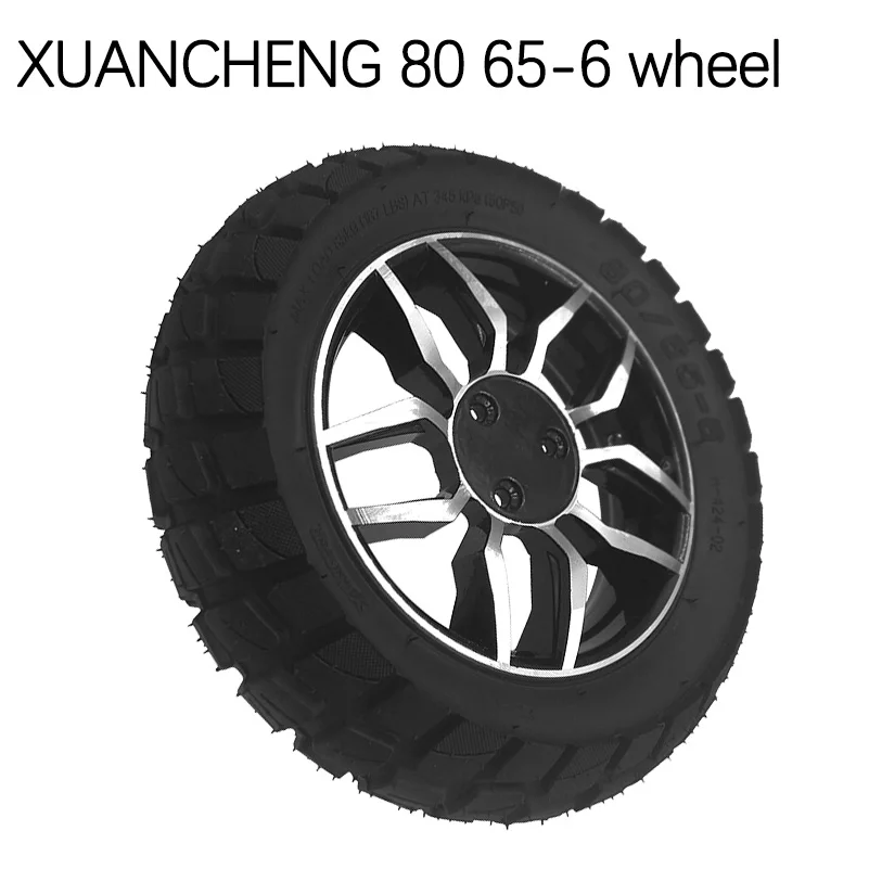 Hochwertige 80/65-6 Reifen und Leichtmetallfelgen mit Radnabe für Kugoo M4 Pro Motorräder