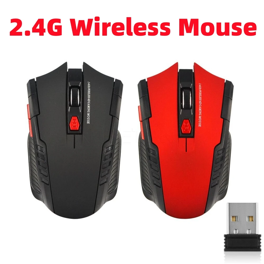 2.4GHz Wireless Gaming Mouse Adjustable DPI Office Mouse 6 Keys Optical Mice With USB Receiver For Computer PC Accessories