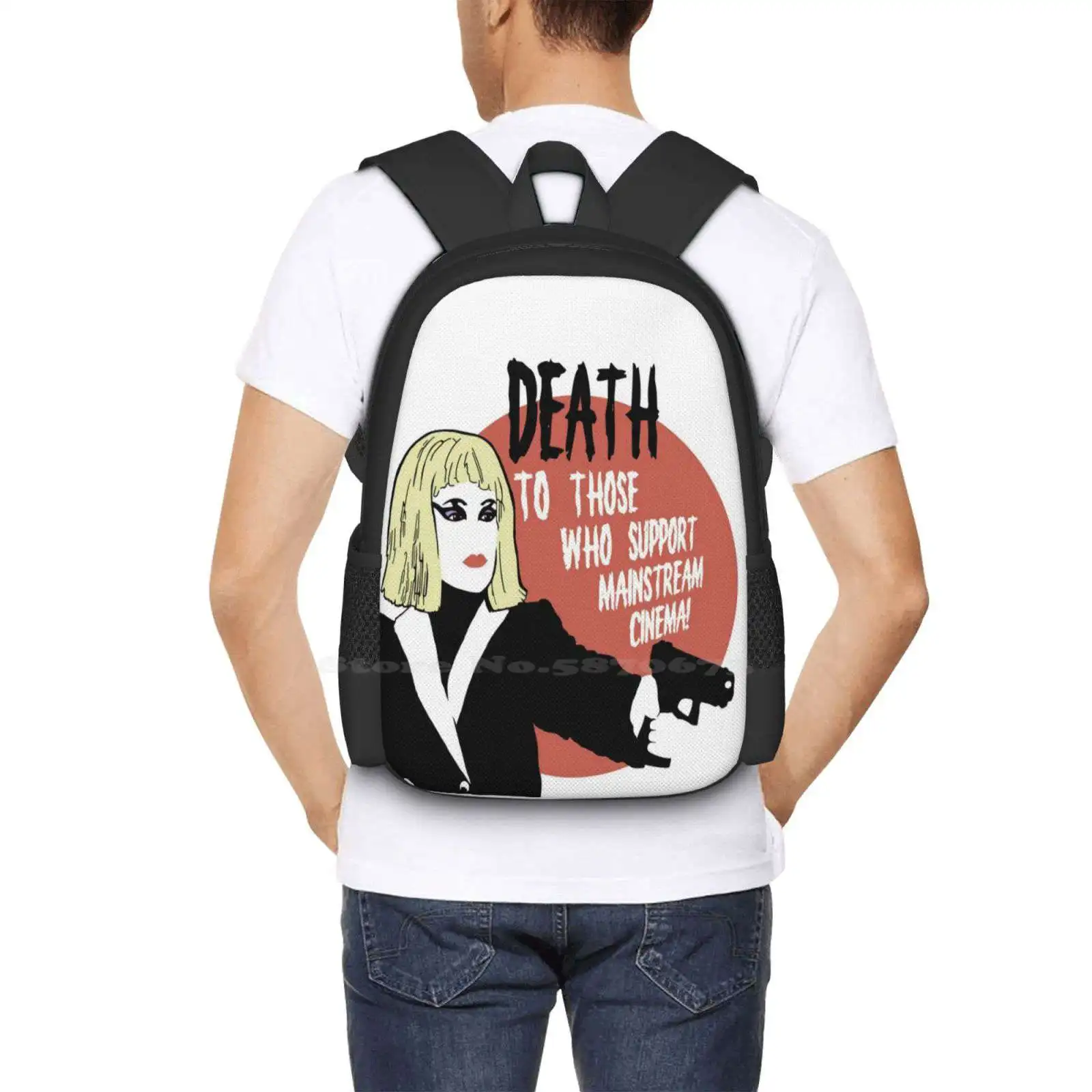 Cecil B Demented John Waters Pattern Design Laptop Travel School Bags Melanie Griffith Cecil B Demented John Waters Movies Cult