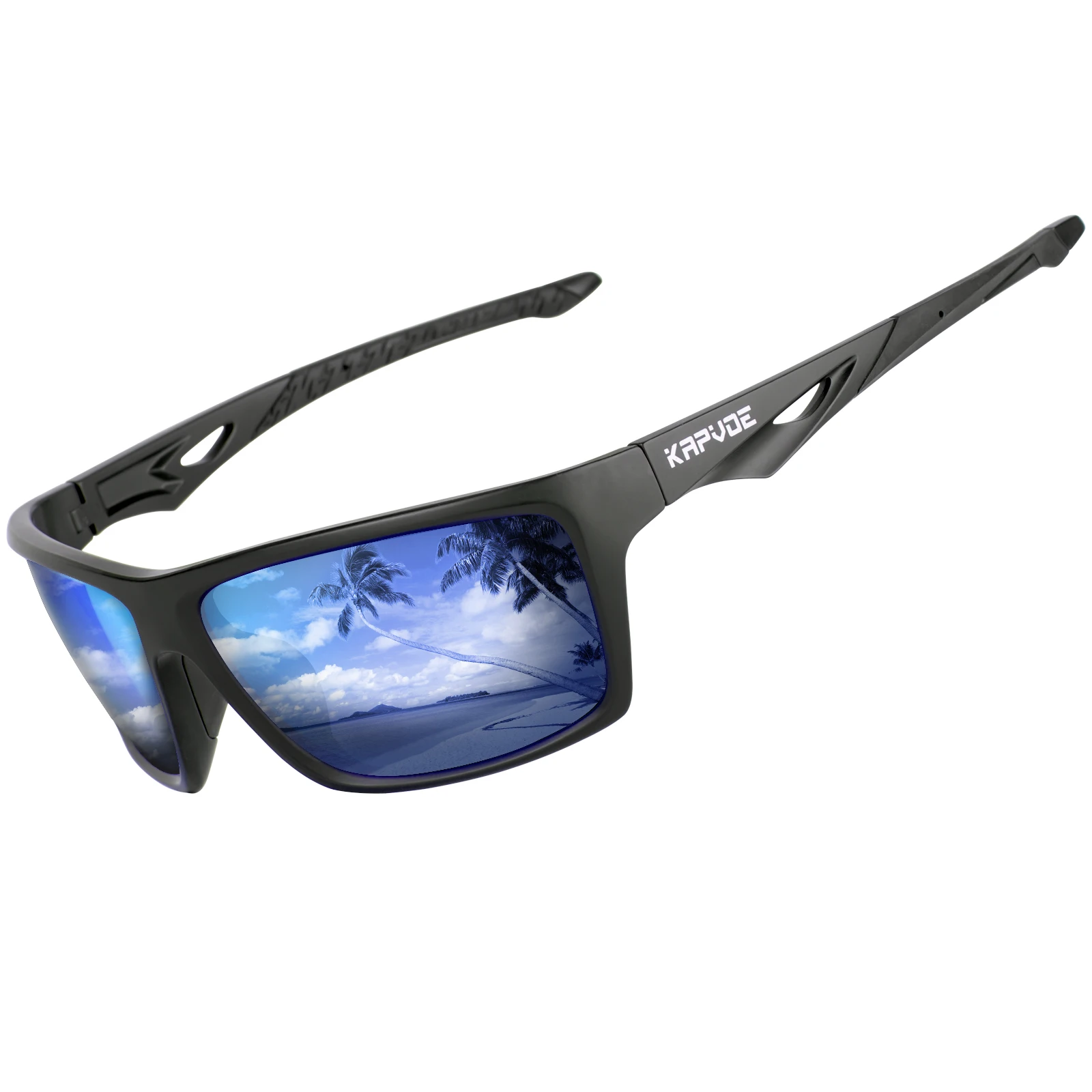 Kapvoe Polarized Cycling Sunglasses Driving Eyewear UV400 Protection Outdoor Sports Glasses Men Women Outdoor Riding Glasses