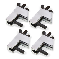 4Pcs Hose Pinch Clamp Pliers 4Pcs Metal Brake Line Clamp For Flexible Hoses Fuel Hoses Hose Clamp Pliers-ABGL