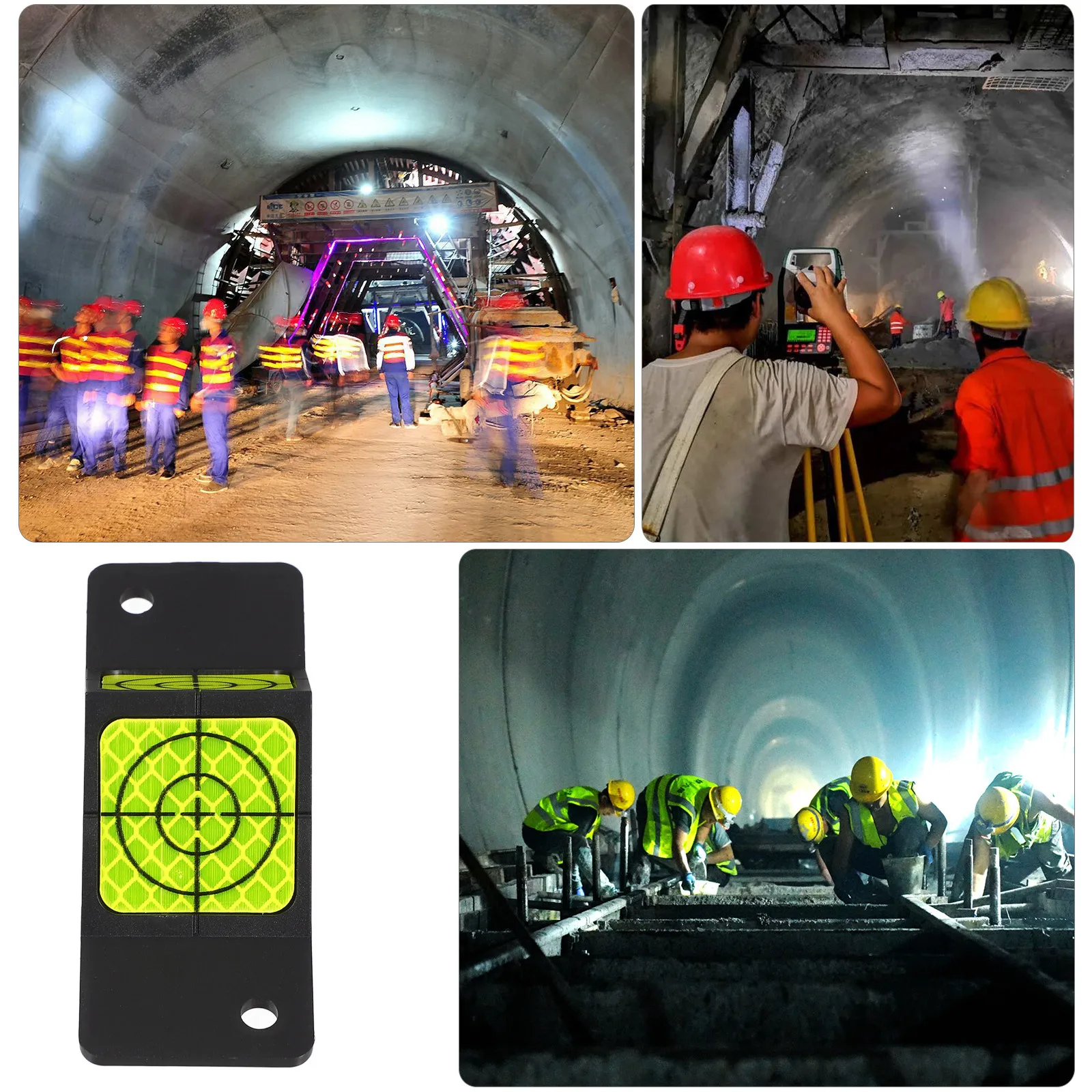 Total Station Reflective Prism Plastic Survey Target Marking Point High Precision Measurement Reflector Prism for Survey