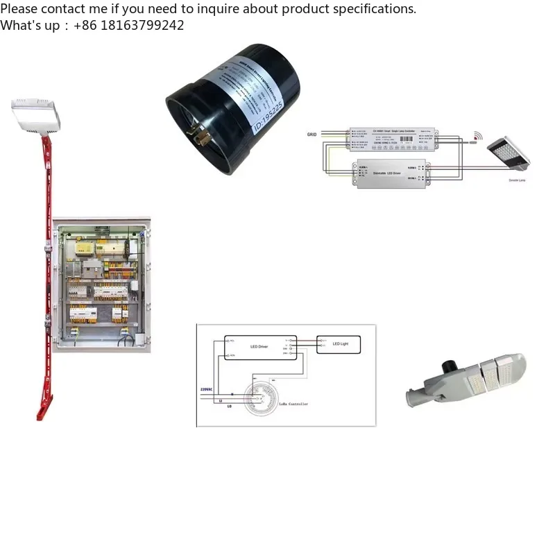 

LoRa PLC Hybrid System Cloud Based GPRS 4G Smart Remote Dimmable LED Street Lighting Control Management System
