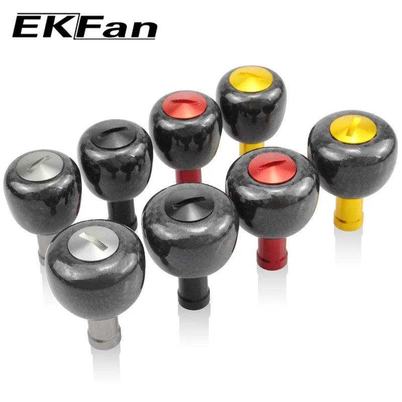 EKfan carrete de pesca con mango carbono y balancín 30/26 mm - imagen 3